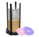 1 Set Acrylic Cup Lid Holder Organizer Storage